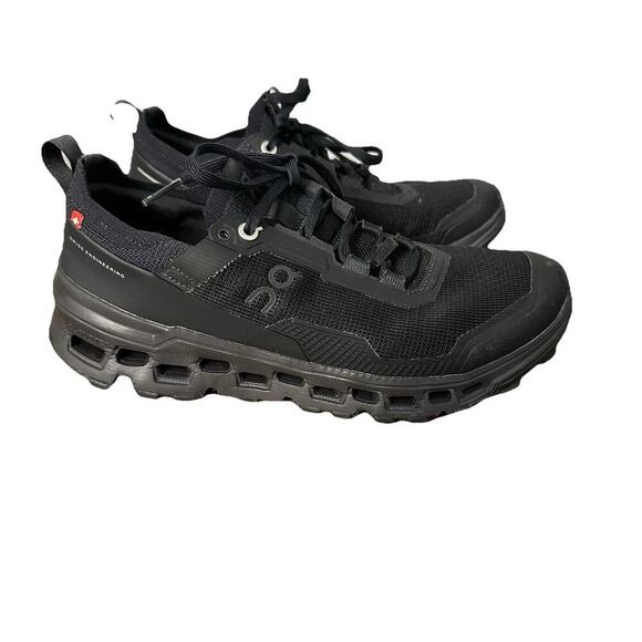 On Cloud ultra 2 Sneakers Womens 7.5 Black Athletic Tennis Running Nurse - Picture 1 of 12